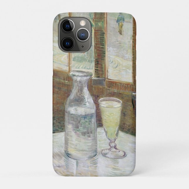 Capa Para iPhone 11 Pro Mesa de Café de Vincent Van Gogh com Absinto (Verso)