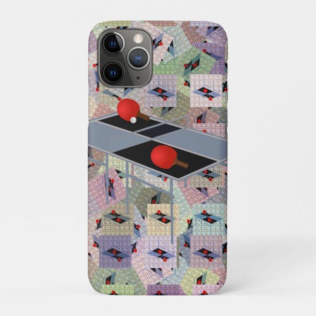 Capa Para iPhone 11 Pro Mesas Ping Pong, (Verso)