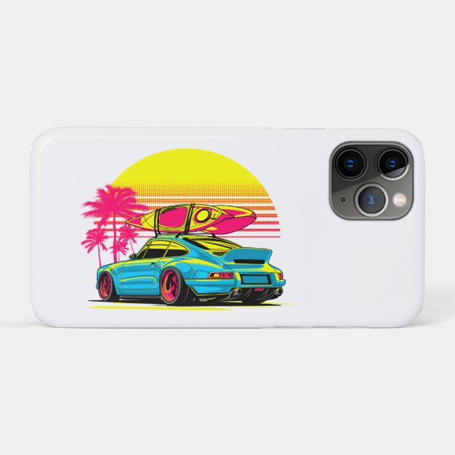 CAPA PARA iPhone 11 PRO MIAMI GT VIBES DE VERÃO (Verso (horizontal))