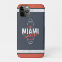 Miami Surf – Design de Surfboard Sunset Vintage da