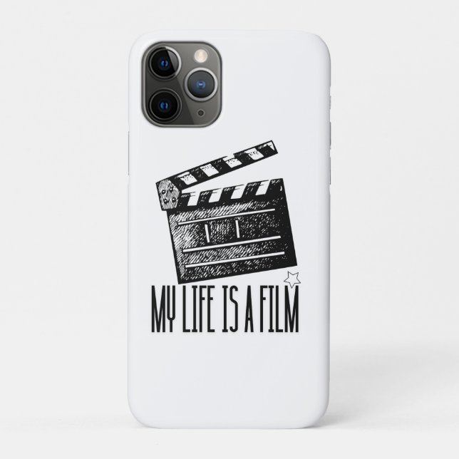 Capa Para iPhone 11 Pro Minha vida é um Filme (Verso)