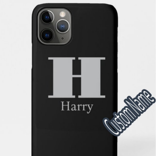 Capa Para iPhone 11 Pro Minimal letters Custom name (Criador carregado)