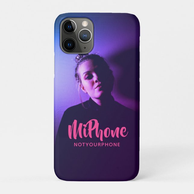 Capa Para iPhone 11 Pro Miphone (Meu Telefone) (Verso)