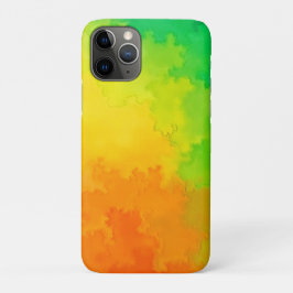 Capa Para iPhone 11 Pro Mistura de cores texturizada