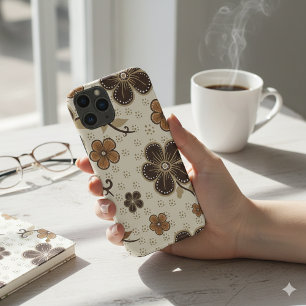 Capa Para iPhone 11 Pro Modern Blooms Abstrato