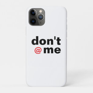 Capa Para iPhone 11 Pro Moderno Engraçado Dizendo Não Me Leve Vermelho Neg