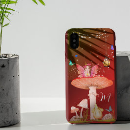 Capa Para iPhone 11 Pro Monograma de fantasia de moshroom Fairy