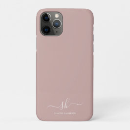 Capa Para iPhone 11 Pro Monograma Elegante Moderno Personalizado