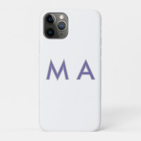 Monograma simples roxo cinza adicione seu nome mod