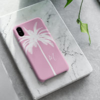 Monograma Tropical Elegante Tropical Branca, Cor-d