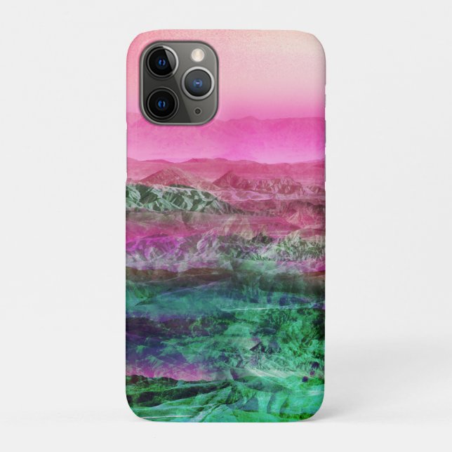 Capa Para iPhone 11 Pro Montanhas do Deserto (Verso)