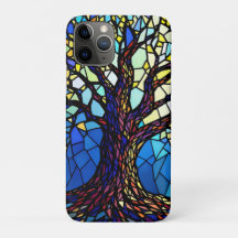 Mosaico de Vidro Quebrado da Árvore da Vida