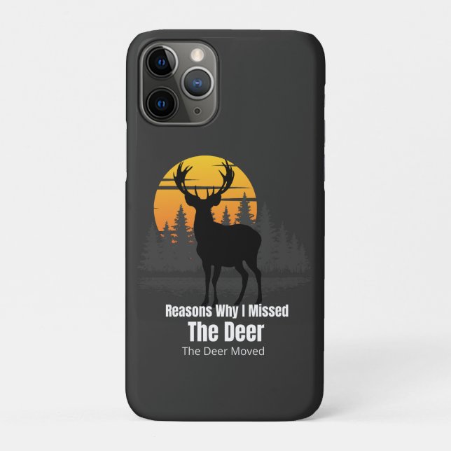 Capa Para iPhone 11 Pro Motivos pelos quais eu perdi o cervo (Verso)