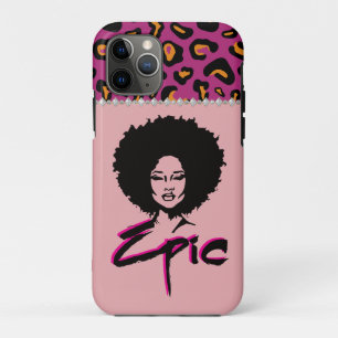 Capa Para iPhone 11 Pro Mulher Afro-Africana Epic Afro-Americana