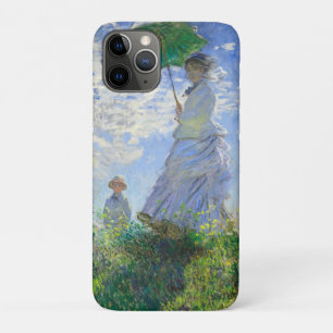 Capa Para iPhone 11 Pro Mulher com um Guarda-Sol, Madame Monet e Seu Filho
