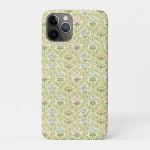 Capa Para iPhone 11 Pro Mulheres femininas com padrão floral verde