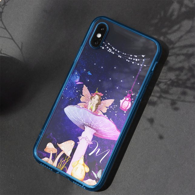Capa Para iPhone 11 Pro Mushroom Fantasy Monograma Fada Mágica (Criador carregado)