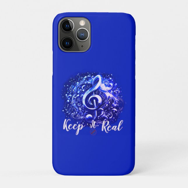 CAPA PARA iPhone 11 PRO MÚSICA - SEJA AUTÊNTICA  (Verso)