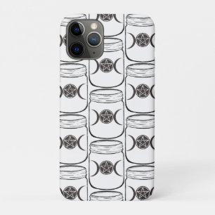 Capa Para iPhone 11 Pro Mystical Magic Moons Mason Jar