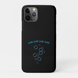 Capa Para iPhone 11 Pro Não é culpa de ninguém subir as bolhas