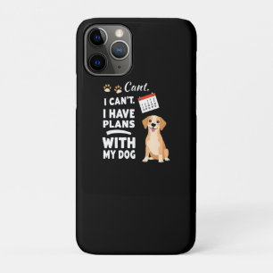 Capa Para iPhone 11 Pro Não Posso, Tenho Planos Com Meu Cachorro – Amor Ca