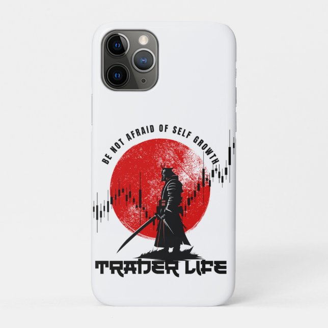 Capa Para iPhone 11 Pro Não tenha medo | Motivação comercial | Samurai (Verso)