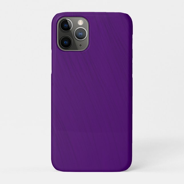 Capa Para iPhone 11 Pro Negócios de Papel Roxo Escuro Roxo (Verso)