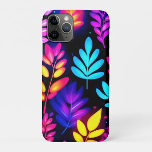 Capa Para iPhone 11 Pro Neon deixa Abstrato padrão