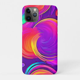 Capa Para iPhone 11 Pro Neon Etéreo: Sonhos Abstratos