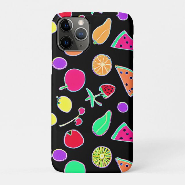Capa Para iPhone 11 Pro Neon Magic Tropic Radiante (Verso)