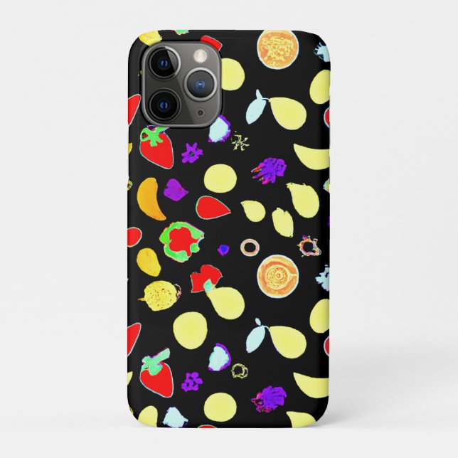 Capa Para iPhone 11 Pro Neon Tropic Fruta Burst (Verso)