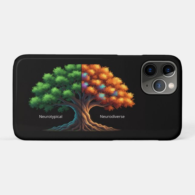 Capa Para iPhone 11 Pro Neurotípico vs. Neurodiverso (Verso (horizontal))