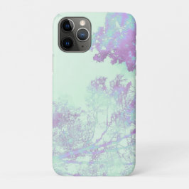 Capa Para iPhone 11 Pro Névoa de Folha Larga Lavanda