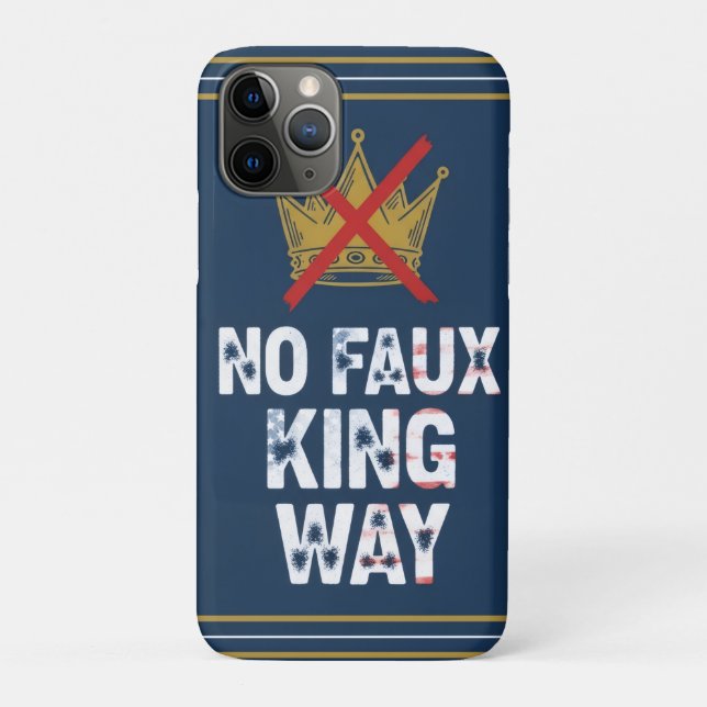 Capa Para iPhone 11 Pro No Faux King Way (Verso)