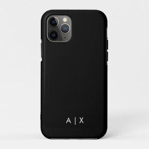 Capa Para iPhone 11 Pro Nome de casal monogramado simples