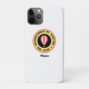 Capa Para iPhone 11 Pro Nome de rede milagroso personalizado para crianças