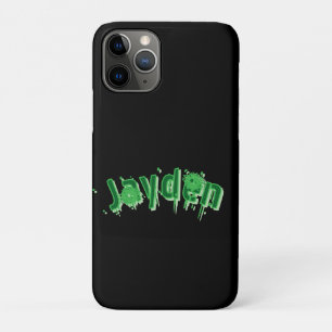 Capa Para iPhone 11 Pro Nome Jayden Verde,