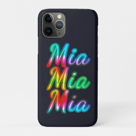 Capa Para iPhone 11 Pro Nome Mia