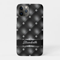 Nome Personalizado do Diamante do Sparkle Black Bl