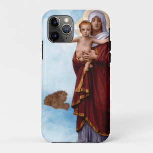 Capa Para iPhone 11 Pro Nossa Senhora dos Anjos por William Bouguereau
