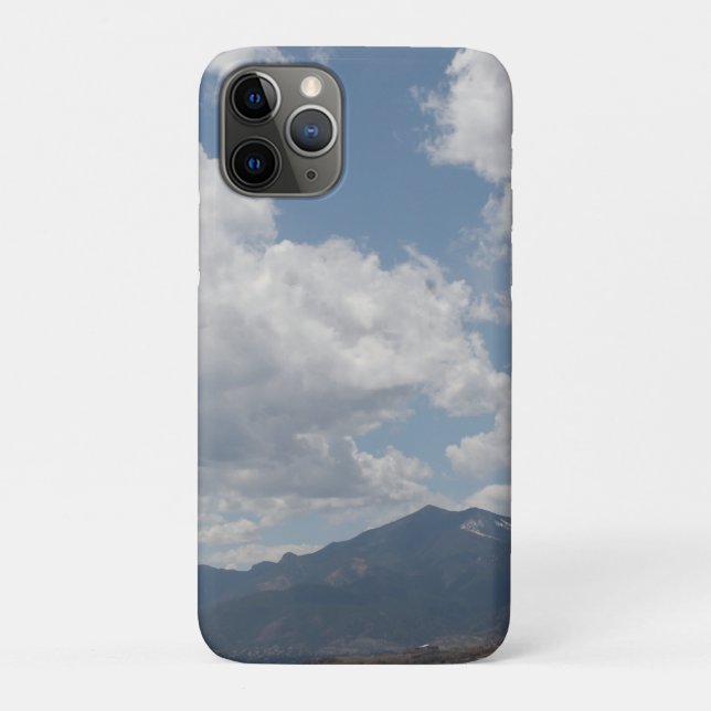 Capa Para iPhone 11 Pro Nuvens sobre as Montanhas Rochosas (Verso)