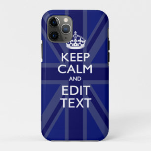 Capa Para iPhone 11 Pro O azul da meia-noite mantem a calma para obter seu