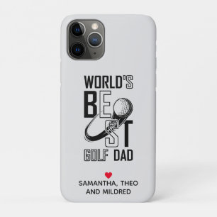 Capa Para iPhone 11 Pro O melhor Pai de golfe do mundo Presentes de Pai