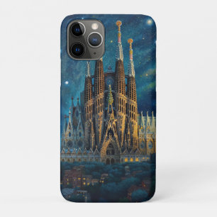 Capa Para iPhone 11 Pro O Sonho Estrelado de Gaudi   Barcelona Sagrada Fam