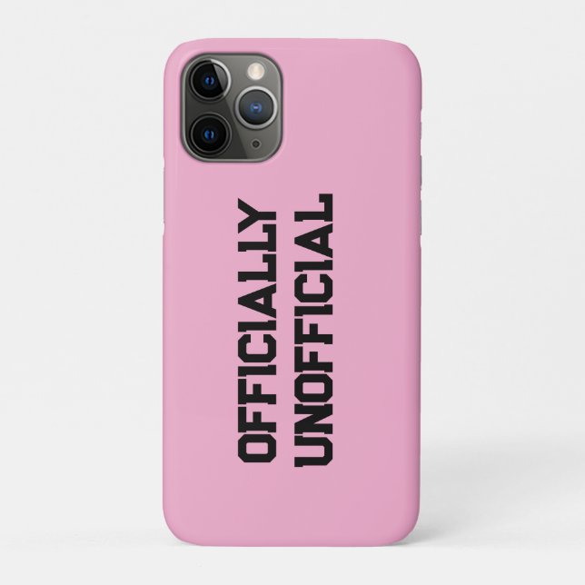 Capa Para iPhone 11 Pro Oficialmente Não Oficial (Verso)