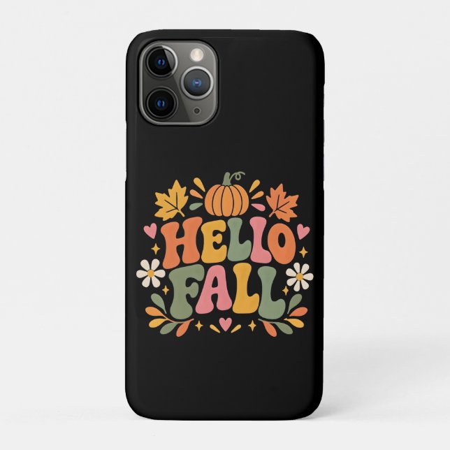 Capa Para iPhone 11 Pro Olá Outono (Verso)