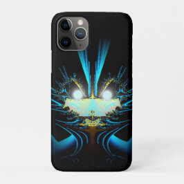 Capa Para iPhone 11 Pro Olhos brilhantes - Criatura Azul Luminosa