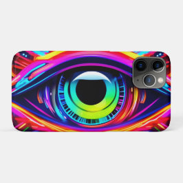 Capa Para iPhone 11 Pro Olhos Psicodélicos da Arte Universo