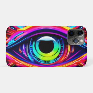 Capa Para iPhone 11 Pro Olhos Psicodélicos da Arte Universo
