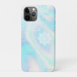 Capa Para iPhone 11 Pro *~* Ondas arco-íris holográficas iridescentes Ma